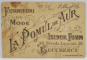 ' LA POSTE EN  BULGARIE ' , POSTAS ATACAT DE TALHARI ,  CARTOLINA DE RECLAMA A FIRMEI DE FURNITURI DE MODE  ' LA POMUL DE AUR  ' ISIDOR FUHN , LIPSCANI , BUCURESTI , TEXT IN LIMBA ROMANA , CROMOLITOGRAFIE, INTERBELICA
