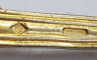 6 LINGURITE AURITE  PENTRU DESERT , CHRISTOFLE , FRANTA , PERIOADA INTERBELICA