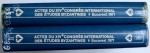 ACTES DU XIVe CONGRES INTERNATIONAL DES ETUDES BYZANTINES  - BUCAREST , VOL. I - II , 6 - 12 SEPTEMBRE 1971