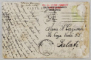 ACTORUL PETRU LICIU , 1871 -1912 , CARTE POSTALA ILUSTRATA , SEMNATA DE ARTIST , 1912