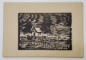 ALBUM CU 15 GRAVURI PE LEMN  de MARCEL OLINESCU , 1932 , LIPSA 2 GRAVURI * ,  DEDICATIE *