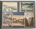 ALBUM CU CARTI POSTALE ILUSTRATE DIN DIFERITE ZONE TURISTICE SI ORASE DIN ROMANIA , ANII ' 50