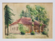 ALEXANDRU POITEVIN-SCHELETTI (1879 - 1959) - Casa in padure