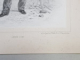 AMEDEE HUOT , LITOGRAFIE DUPA UN DESEN de AUGUSTE RAFFET , MONOCROMA, DATATA 1848