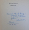 AMINTIRI de MIHAIL  SERBAN , 1969 , DEDICATIE*