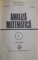 ANALIZA MATEMATICA , VOL I de M. NICOLESCU , N. DINCULEANU , S. MARCUS 1971