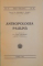 ANTROPOLOGIA PAULINA , NR. 20 de DR. GRIGORIE T. MARCU , 1941