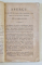APERCU SUR L 'ETAT INDUSTRIEL DE LA MOLDAVIE par LE PRINCE N. SOUTZO , 1838