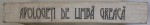 APOLOGETI DE LIMBA GREACA , traducere de T . BODOGAE ...D . FECIORU , 1997