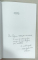 ARIPA DE INGER , versuri de IGNATIE GRECU , 2006 , DEDICATIE *