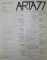 ARTA , REVISTA A UNIUNII ARTISTILOR PLASTICI DIN R.S.R. , ANUL XXIV , NR. 8 , 1977