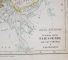 ASIA  - EUROPA CU INFLUENTA CURENTILOR IN ZONELE ACESTORA , HARTA CU TERMENII SI EXPLICATIILE IN LIMBA GERMANA , 1850