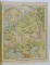 ATLAS GEOGRAFIC de I. POPA - BURCA , 1926 , COPERTE REFACUTE , PREZINTA URME DE UZURA