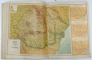 ATLAS GEOGRAFIC de I. POPA - BURCA , 1926 , COPERTE REFACUTE , PREZINTA URME DE UZURA
