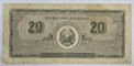 Bancnota 20 lei, 15 Iunie 1950, Seria 0909605