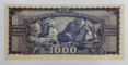 BANCNOTA DE UNA MIE LEI, PE AVERS ARE PORTRETUL LUI NICOLAE BALCESCU , PE REVERS  UN PEISAJ CU VAPOR PE DUNARE , PE PE HARTIE FILIGRANATA , POLICROMA, EMISA  LA 20 SEPT.  1950