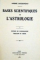 BASES SCIENTIFIQUES DE L ' ASTROLOGIE par ANDRE BOUDINEAU , 1937