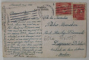 BUCURESTI , CALEA VICTORIEI SPRE POSTA , CARTE POSTALA , 1923