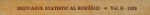 BREVIARUL STATISTIC AL ROMANIEI , VOL. II , 1939