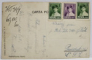 BUCURESTI , CALEA VICTORIEI SI TEATRUL NATIONAL , CARTE POSTALA , 1932