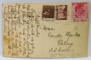 BUCURESTI , CALEA VICTORIEI , ZONA DIN FATA ATENEULUI ROMAN SI HOTELUL ' ATHENEE PALACE ' , CARTE POSTALA , 1924
