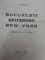BUCURESTI SPITZBERG  NEW YORK  - I. VION  BUC. 1931