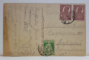 BUCURESTI , UNIVERSITATEA , CARTE POSTALA ILUSTRATA , 1921