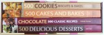 CAKES, COOKIES AND DESSERTS - 2000 RECIPES - A BOX SET OF FOUR COOKBOOKS, 2011