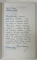 CALATORIE DE TAINA , verusuri de PAN M. VIZIRESCU , 1988 , DEDICATIE *