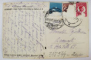 CALIMANESTI , PODUL PLUTITOR INTRE OSTROV SI HALTA C.F.R. , CARTE POSTALA , 1933
