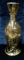 Carafa din cristal cu doua pahare decorata cu argint coloidal, Venetia , Secol XX