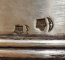 Carafa din cristal cu montura din argint marcat, Germania, Inceput de secol 20