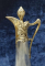 Carafa pentru bauturi aperitive din cristal si montura din metal argintat, Art Nouveau, WMF, CCA. 1906