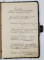 CARNET CU VERSURI , AMINTIRI , CUGETARI , MANUSCRIS , AUTORI DIVERSI , 1926