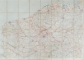 CARTE RUTIERE POUR CYCLISTES et AUTOMOBILISTES - NORD DE LA FRANCE et BELGIQUE , HARTA , INCEPUTUL SEC. XX