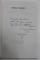 CARTEA MICILOR EREZII de CRISTIAN BADILITA , VOLUMUL I : IUBIRILE POSTUME , VERSURI , 1999, DEDICATIE *