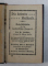 CARTICICA DE RUGACIUNI PENTRU TINERII CATOLICI , 1909 , TEXTUL IN LIMBA GERMANA CU CARACTERE GOTICE *