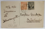 CASTELUL PELES PE TIMP DE IARNA , FOTOGRAFIE , FORMAT CARTE POSTALA , 1924