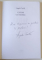 CAVIAR CU FASOLE de ANGELA TOCILA , 2019 , DEDICATIE *