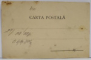 ''CELE CINCI SIMTURI '' , DESEN SATIRIC , CARTE POSTALA ILUSTRATA CLASICA , CROMOLITOGRAFIE