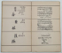 CENT PHRASES POUR EVENTAILS par PAUL CLAUDEL , EDITIE NUMEROTATA 506 DIN 3000 , 1942 , EDITIE LITOGRAFIATA  DUPA MANUSCRIS