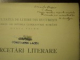 CERCETARI LITERARE I, N. CARTOJAN, DEDICATIA AUTORULUI, BUCURESTI 1937