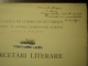 CERCETARI LITERARE I, N. CARTOJAN, DEDICATIA AUTORULUI, BUCURESTI 1937