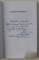 CHETA LA FLEGMA de DAN LUNGU , 1999 DEDICATIE*