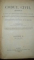 CODUL CIVIL ADNOTAT de C. HAMANGIU, VOL. I-V, Bucuresti 1925 - 1928