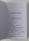 COEURS CICATRISES par MAX BLECHER , traduit par GABRIELLE DANOUX , 2014, DEDICATIA TRADUCATOAREI *