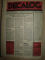 Colectia ziarul Decalog 5 aprilie 1936 - 23 octombrie 1937