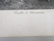 COMBAT DE NEUMARKS (  BATALIA DE LA NEUMARKS ) , LITOGRAFIE de C. MOTTE , MONOCROMA, MIJLOCUL SEC. XIX