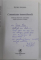 COMUNICARE TRANSCULTURALA - INFLUENTA LITERATURII SAPIENTIALE ASUPRA LITERATURII ROMANE de PETRE ANGHEL , 2003, DEDICATIE *