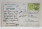 CONSTANTA , CAZINOUL , FATADA PRINCIPALA , CARTE POSTALA ILUSTRATA , POLICROMA , CIRCULATA , DATATA 1911